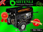 Профессиональный бензиновый генератор Shtenli PRO 5900-s